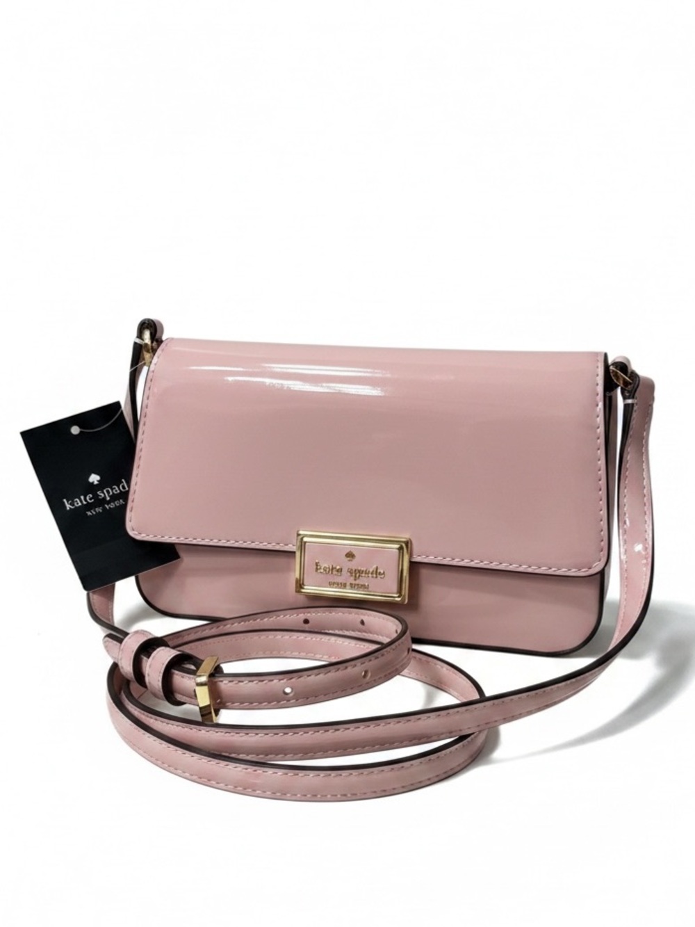 Kate Spade Reegan Patent Leather Crossbody Mini Flap Bag